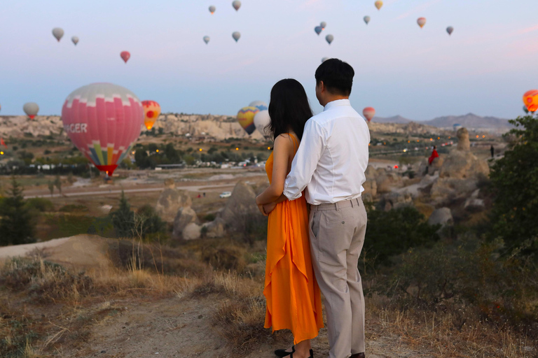 Visite de la zone photo de la Cappadoce en montgolfière