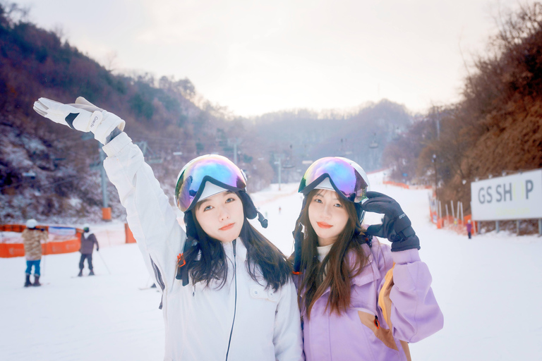 Premium Elysian Ski Tour(Intermediate Ski Full Package)Depart From Hongik University Station Exit 8