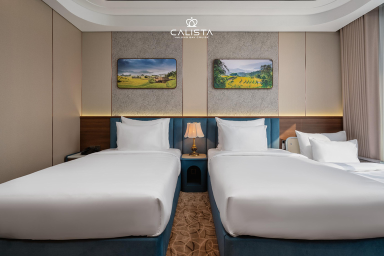 From Hanoi: Ha Long Bay 2-Day Cruise Calista 6 Stars Cruise
