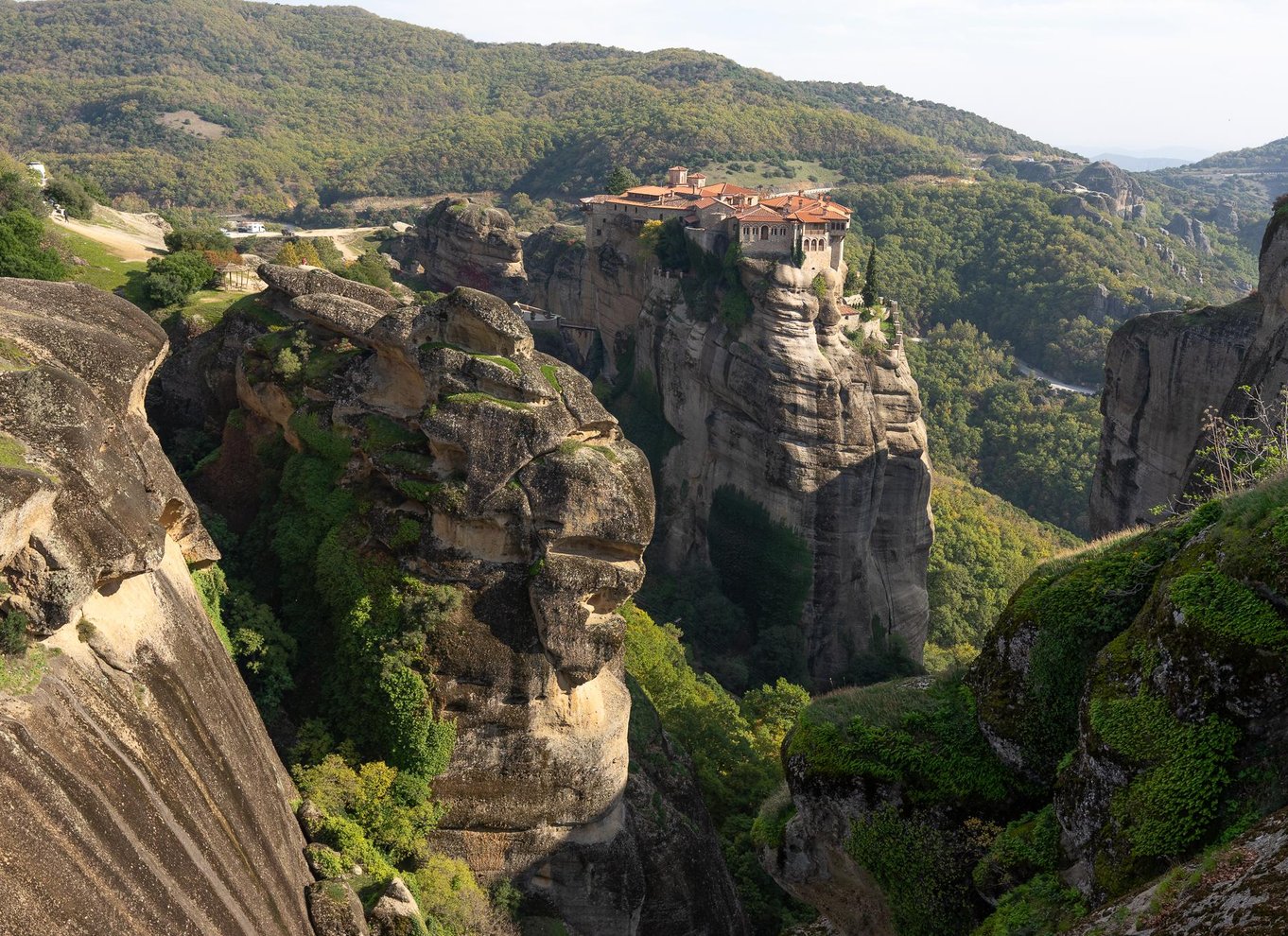 Fra Kalambaka eller Kastraki: Middagstur til Meteora