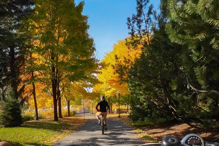 QuebecCity:ebike tours ,parks,public market and microbrewry