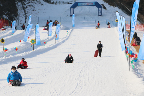 Z Seulu: Dolina Lodowa Eobi, zbieranie truskawek i wycieczka na sankachWyrusz z przystanku Hongik Univ. Station Exit 4