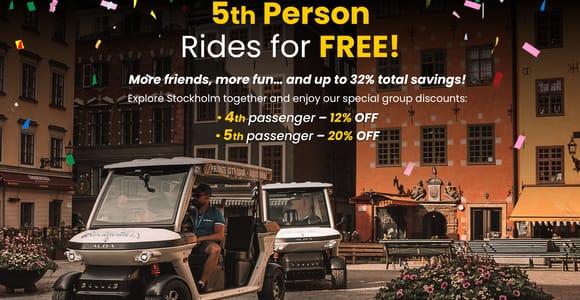 Stockholm: Private Golfcart-Touren