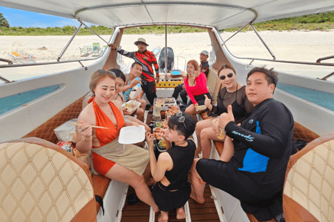 Pattaya: Private Speedboat Island Hopping with Lunch Half day trip