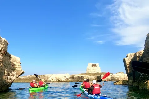 Roca Vecchia: Kayak and Canoe Tour to La Grotta della Poesia