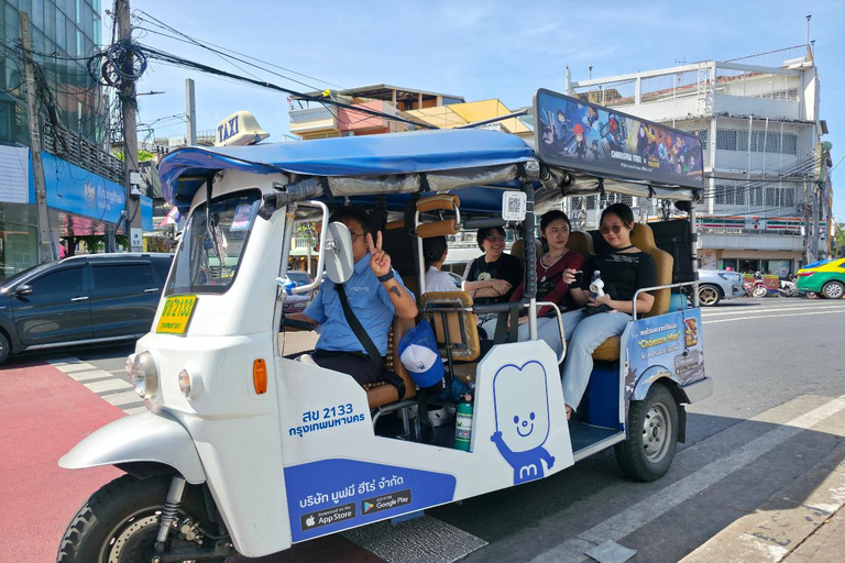 Bangkok: Old City Electric Tuk-Tuk Tour with Guide Private Tour no pick up