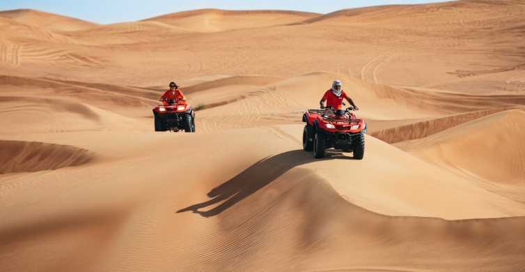 ドバイ：砂漠サファリ 半日ツアー（ラクダ乗り＆4輪バギー走行オプションあり）
