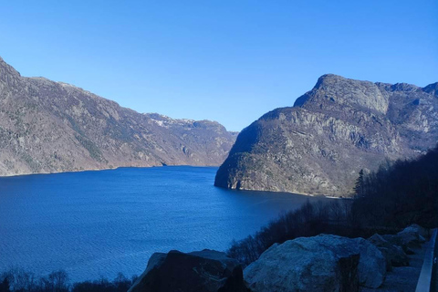 Stavanger: Lysefjord, mirante de Høllesli e viagem a Ytra Dorvika