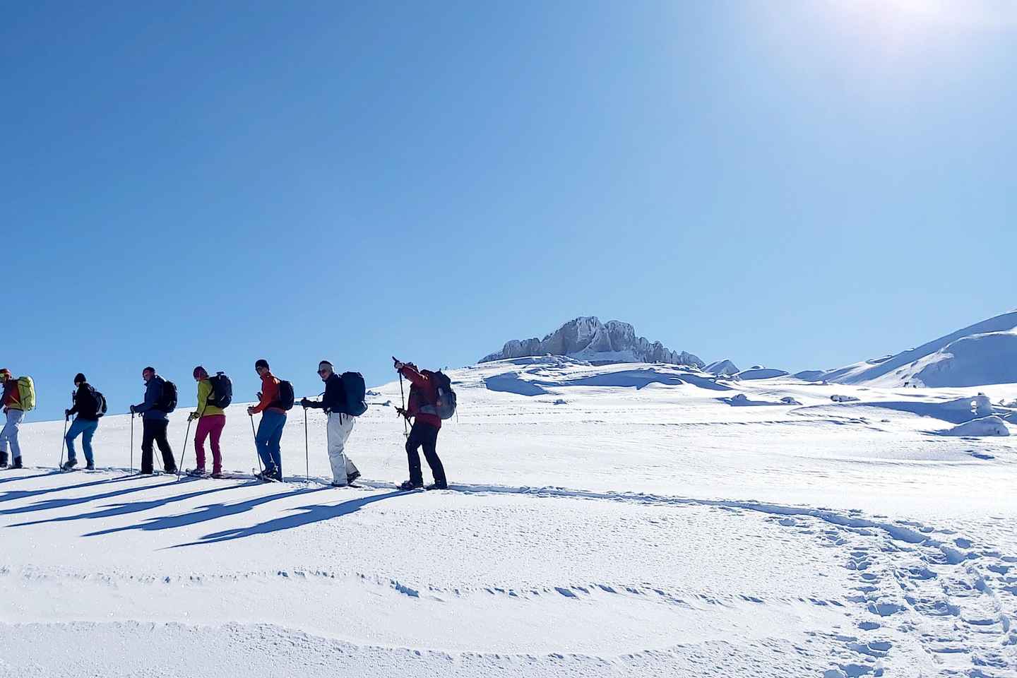 Excursión con raquetas de nieve Ifen/Gottesacker Allgäu Kleinwalsertal