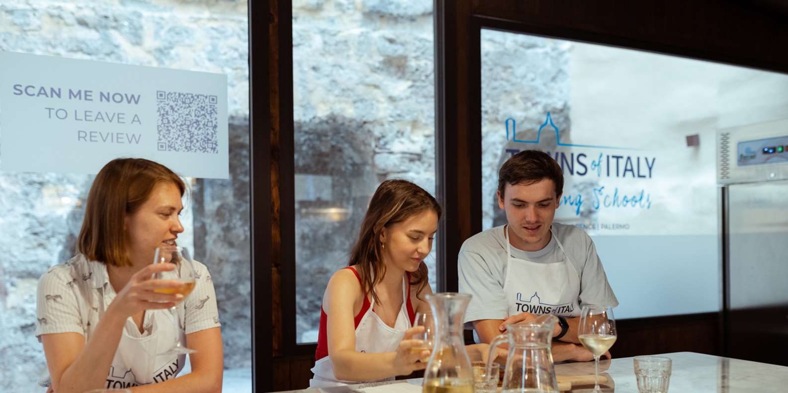 Palermo: Pizza and Gelato Cooking Class with Dinner and Wine