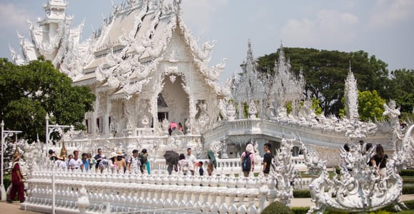 Chiang Mai: Weiße Tempel, Blaue und Rote Tempel in Chiang Rai