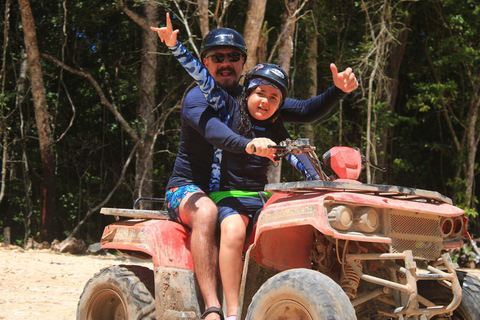 Cancun: Adventure at Cenote La Noria with ATVs, Zip Lines and a Cenote Cancun: Adventure in Cenote La Noria with ATVs, Zip Lines and Cenote