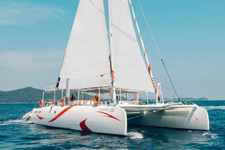 Coral &amp; Racha : smilerainbow Catamaran Tour with Waterslide