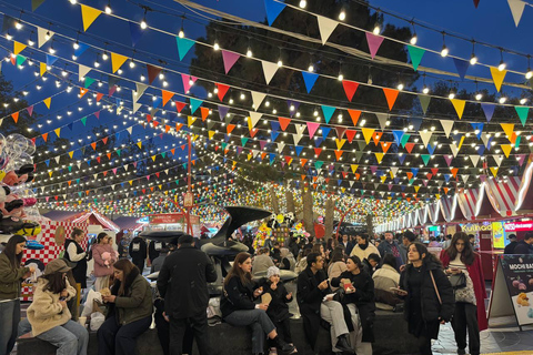 Baku: Winter Lights and Fair Tour with Hot Drinks