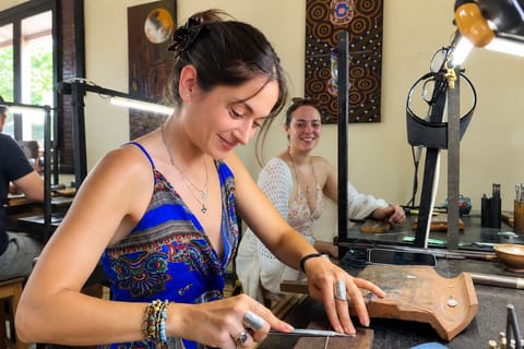 Bali: Private Silver-Making, Yeh Pulu & Goa Garba Tour
