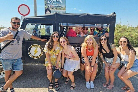 3 IN 1! Albufeira: Jeep, Boat & Kayak Tour