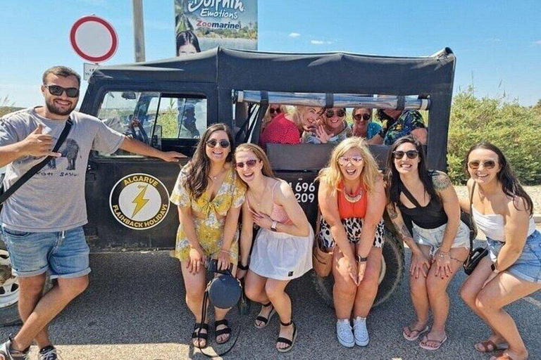 3 IN 1! Albufeira: Jeep, Boat & Kayak Tour