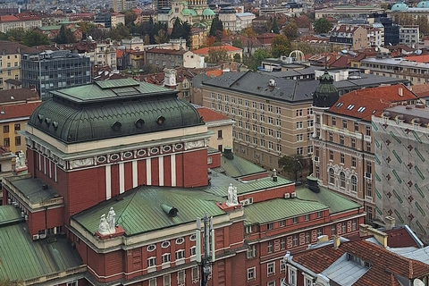 Sofia along its shady streets Sofia along the shady streets