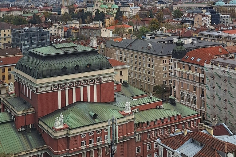 Sofia along its shady streets Sofia along the shady streets