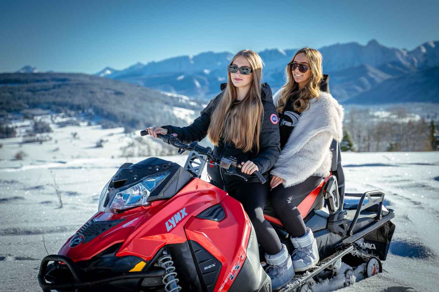 Krakow: Snowmobile Ride with Thermal Pools and Hotel Pickup