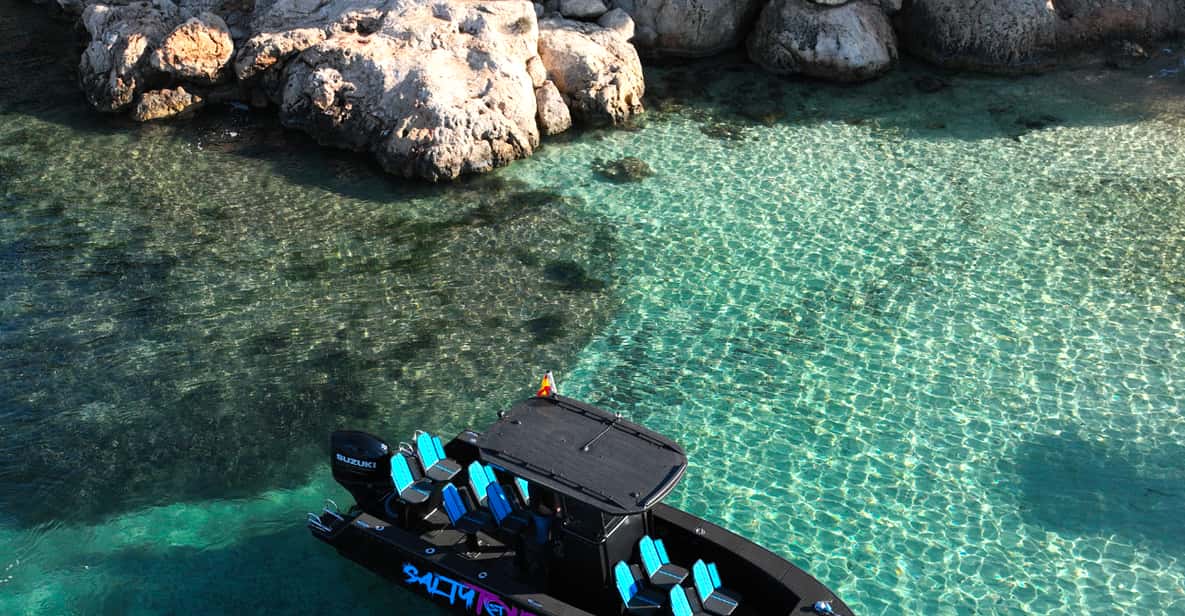 Charter Boat Sightseeing Tour of the Bay of Palma with Snorkeling and Stand-Up Paddleboarding — a boat tour from Palma de Mallorca, Spain