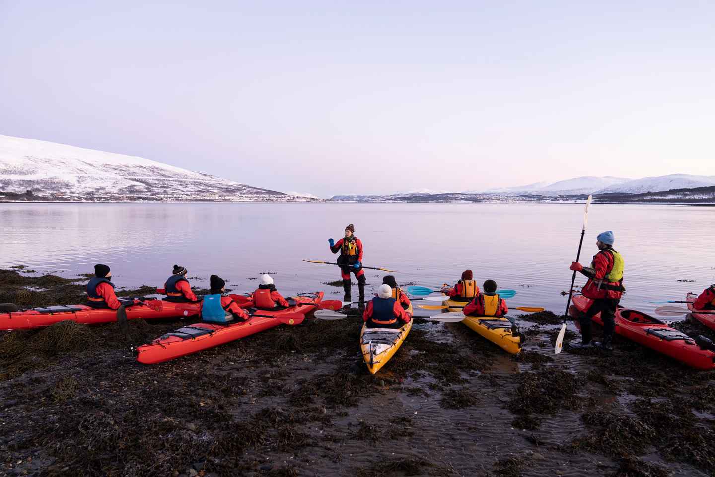 Tromsø: Winter Sea Kayaking Tour with Wildlife Sightings