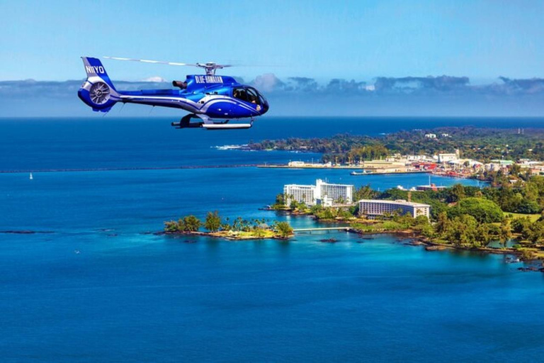 Hilo : tour en hélicoptère au-dessus des volcans et des chutes d&#039;eau