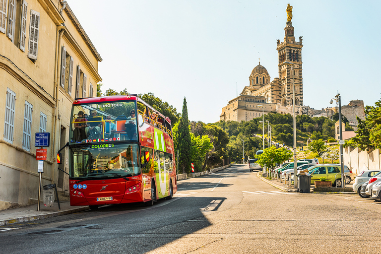 Marseille: Stadssightseeing Hop-On Hop-Off Busstur