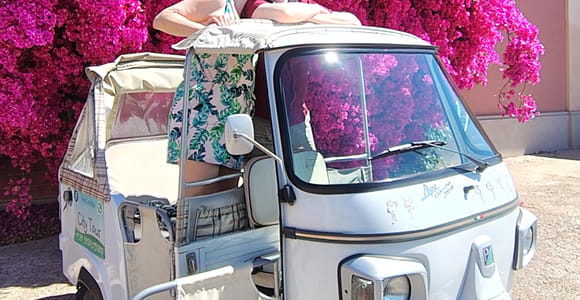 Cagliari: Tuk-tuk tour of the historic old town, beaches, and flamingo park