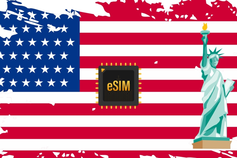 eSIM USA para viajeros: eSIM para viajes a EE.UU.USA eSIM 5GB 30Días