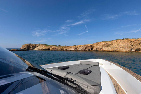 Caldera Private Cruise with Luxury Fjord 52 Motor Yacht Sunset Cruise