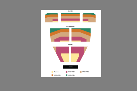 Hamburg: Harry Potter and the Cursed Child Theater Seating Category 4