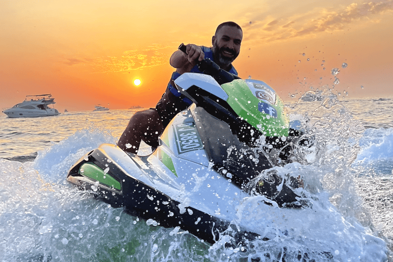 Dubai: Jet Ski Tour to Burj Al Arab with City Skyline Views 1-Hour Jet Ski Tour to Atlantis and Burj Al Arab