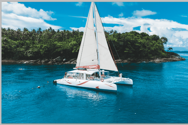 Coral &amp; Racha : smilerainbow Catamaran Tour with Waterslide