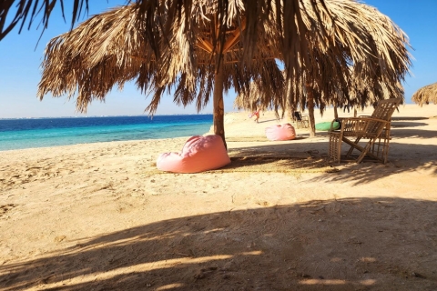 Hurghada: Privé speedboot naar 5 eilanden met lunch en drankjes