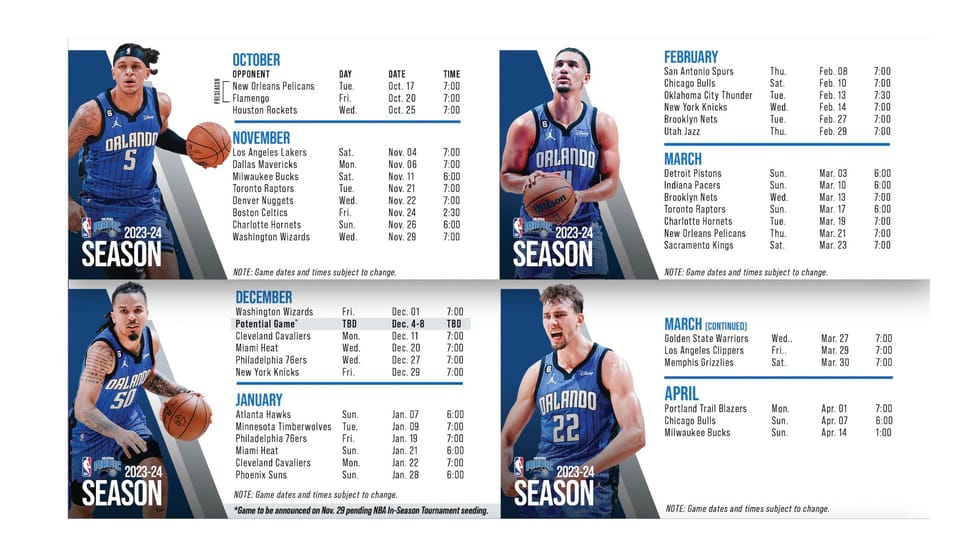 Compre 1, leve 2 ingressos da NBA para jogos do Orlando Magic