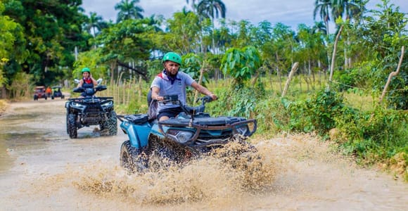Punta Cana: ATV Adventure Tour with Cave Swim & Pickup