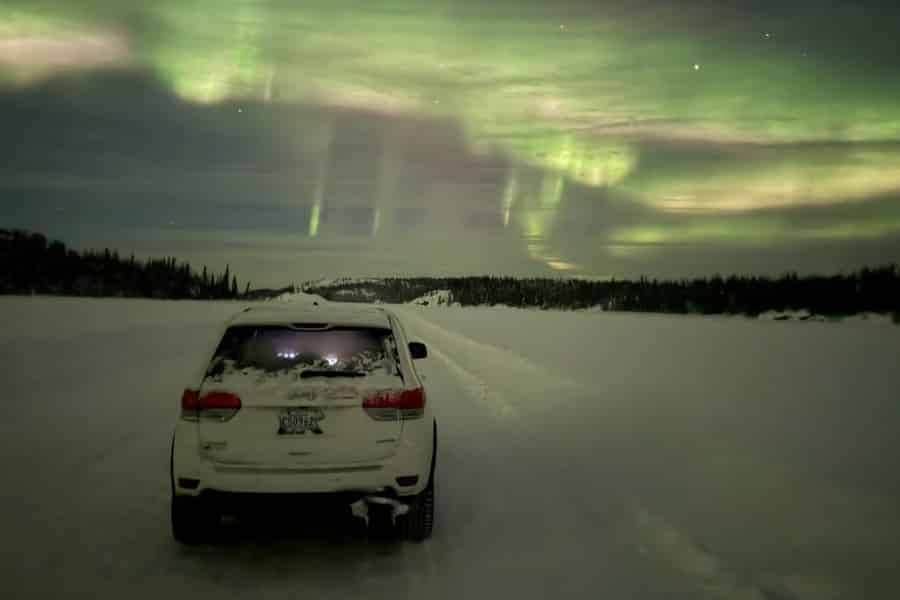Yellowknife: Herbstliche Polarlichter, Komplettpaket | 4 Tage/3 Nächte | SUV. Foto: GetYourGuide Yellowknife: Herbstliche Polarlichter, Komplettpaket | 4 Tage/3 Nächte | SUV. Foto: GetYourGuide