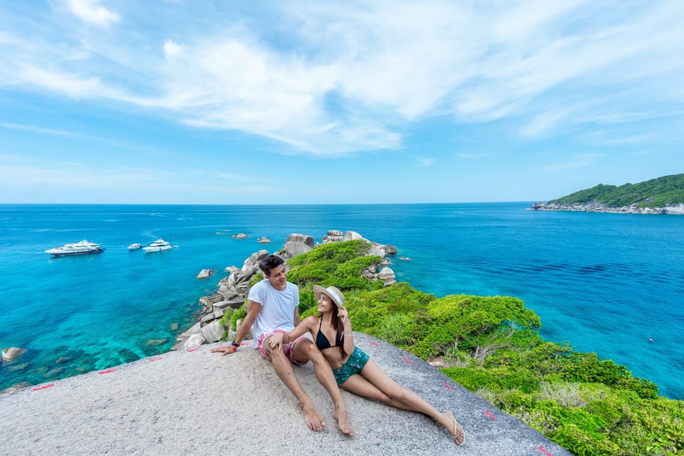 From Ao Nang: Similan Islands Boat Trip with Transfer & Food | GetYourGuide