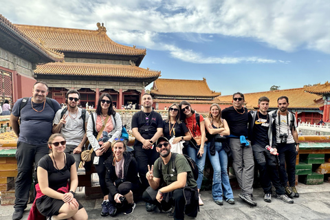 Forbidden City & Mutianyu Great Wall Tour w/ Multi-language Group Tour– Tickets, Guide & Fixed Meeting Point