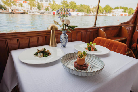 Amsterdam: High-End 3-Course Dinner Canal Cruise Amsterdam: Exclusive Dinner Canal Cruise
