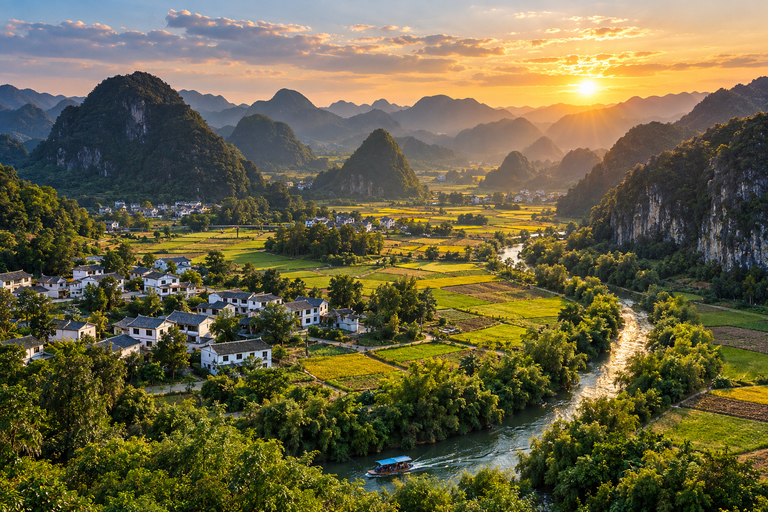 Guizhou: Dragon Palace Tickets & Underground Boat Ride Dragon Palace Cave , Boat Experience & Elevator