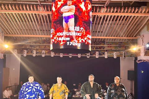 Osaka : Spectacle privé de Sumo et expérience complète avec Hot PotSpectacle privé avec repas chaud