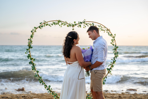 Proposal Photoshoot with Professional Photographer in Malta Proposal with Setup