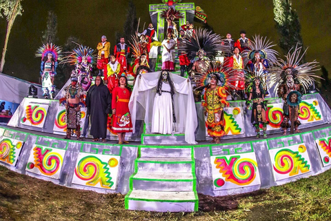 La Llorona, liveshow in de kanalen van Xochimilco.