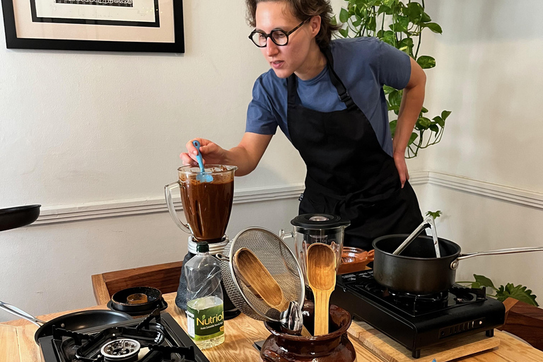 Mexico City: Salsa and Tortilla-Making Class with Drinks Rooftop artist's studio class