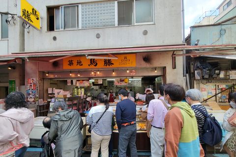 Tour gastronómico pelo mercado de Tsukiji - 3 horas