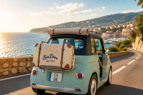 Saint-Jean-Cap-Ferrat & Monaco: Tour in a 100% electric Fiat Topolino 2-hour Panoramic Tour of Monaco