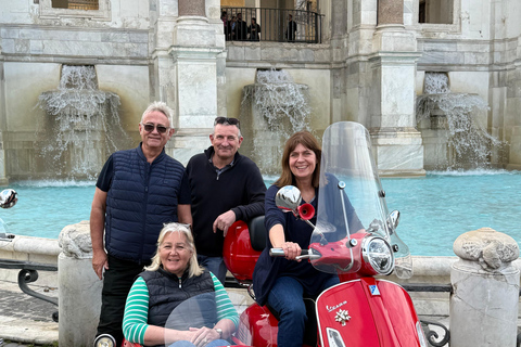 Rome Vespa Sidecar Tour: 90-Minute Panoramic Experience Shared Sidecar Experience
