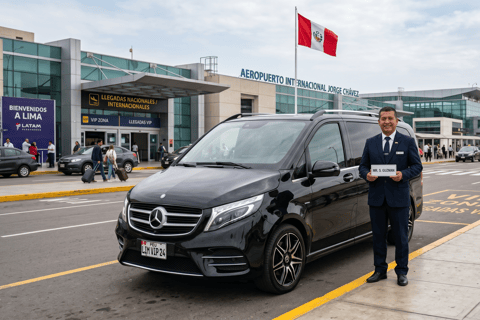 Lima: LIM Airport Private Transfer to/from Lima City Center Arrival: LIM Airport to hotel in Lima city center